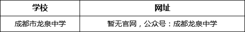 成都市龍泉中學網(wǎng)址是什么？