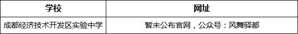 成都市成都經(jīng)濟技術開發(fā)區(qū)實驗中學網(wǎng)址是什么？