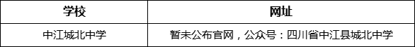 德陽(yáng)市中江城北中學(xué)網(wǎng)址是什么？