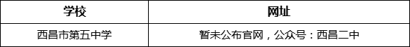 涼山州西昌市第二中學(xué)網(wǎng)址是什么？