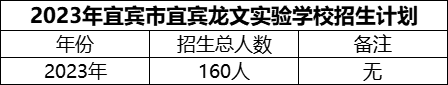 2024年宜賓市宜賓龍文實(shí)驗(yàn)學(xué)校招生計(jì)劃是多少？