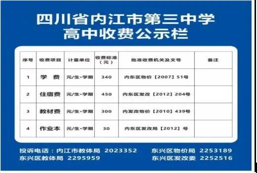 2026年內(nèi)江市內(nèi)江第三中學招生簡章是什么？