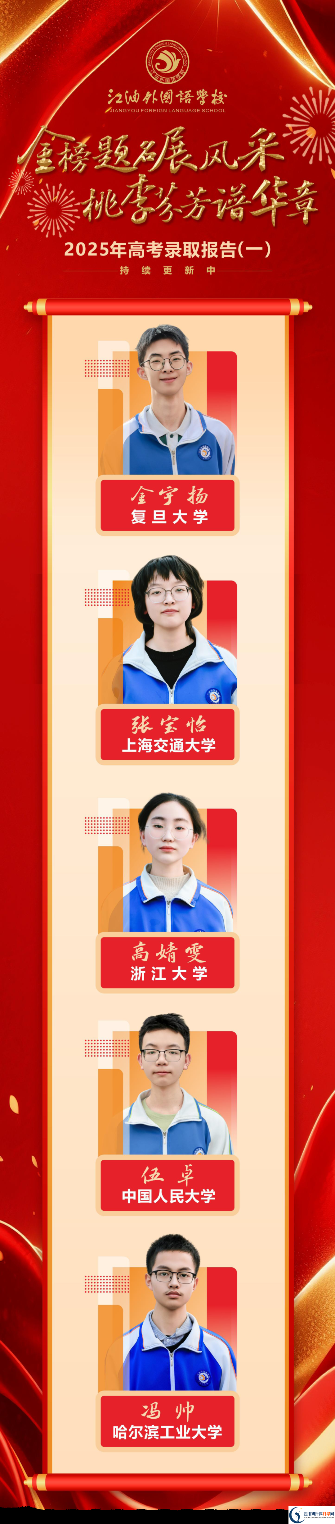 2026年綿陽市江油外國語學(xué)校升學(xué)率怎么樣？