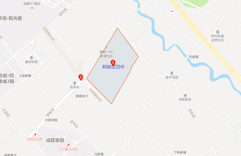 郫縣四中地址在哪里？