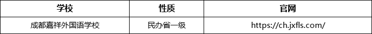成都市成都嘉祥外國(guó)語學(xué)校官網(wǎng)、網(wǎng)址、官方網(wǎng)站
