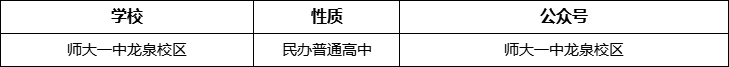 成都市師大一中龍泉校區(qū)官網(wǎng)、網(wǎng)址、官方網(wǎng)站